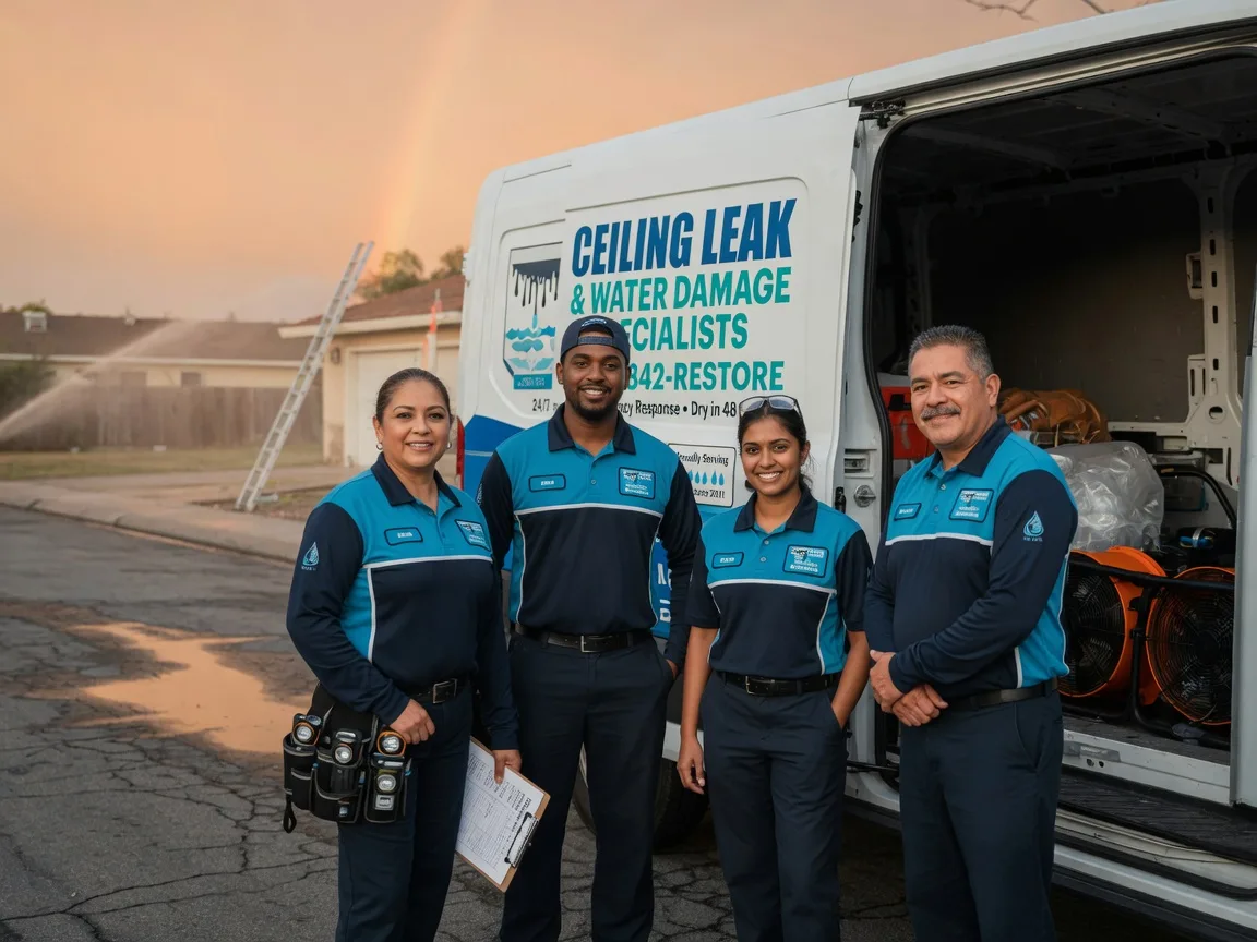 Ceiling Leak Cleanup company in Rheems, PA