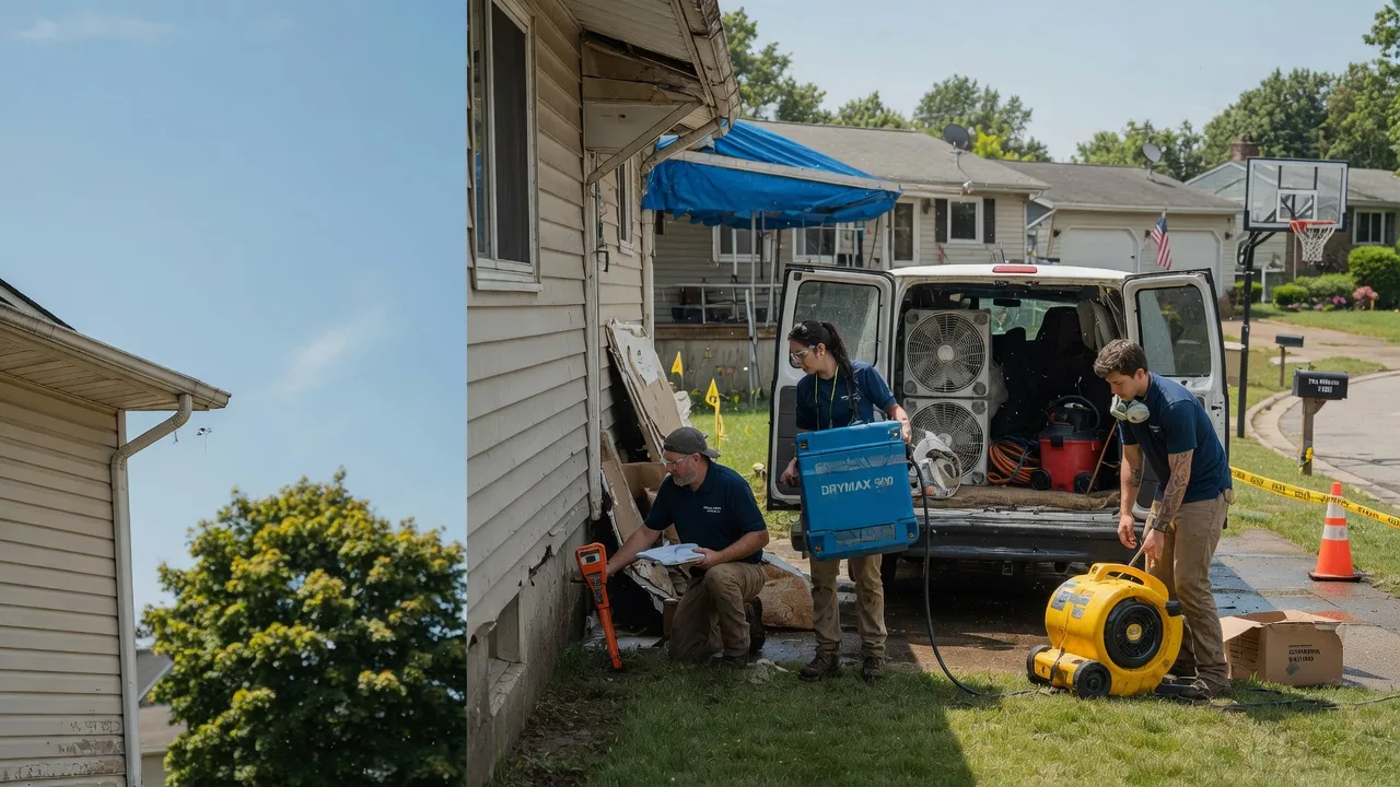 Ceiling Leak Cleanup in Rheems, PA near me